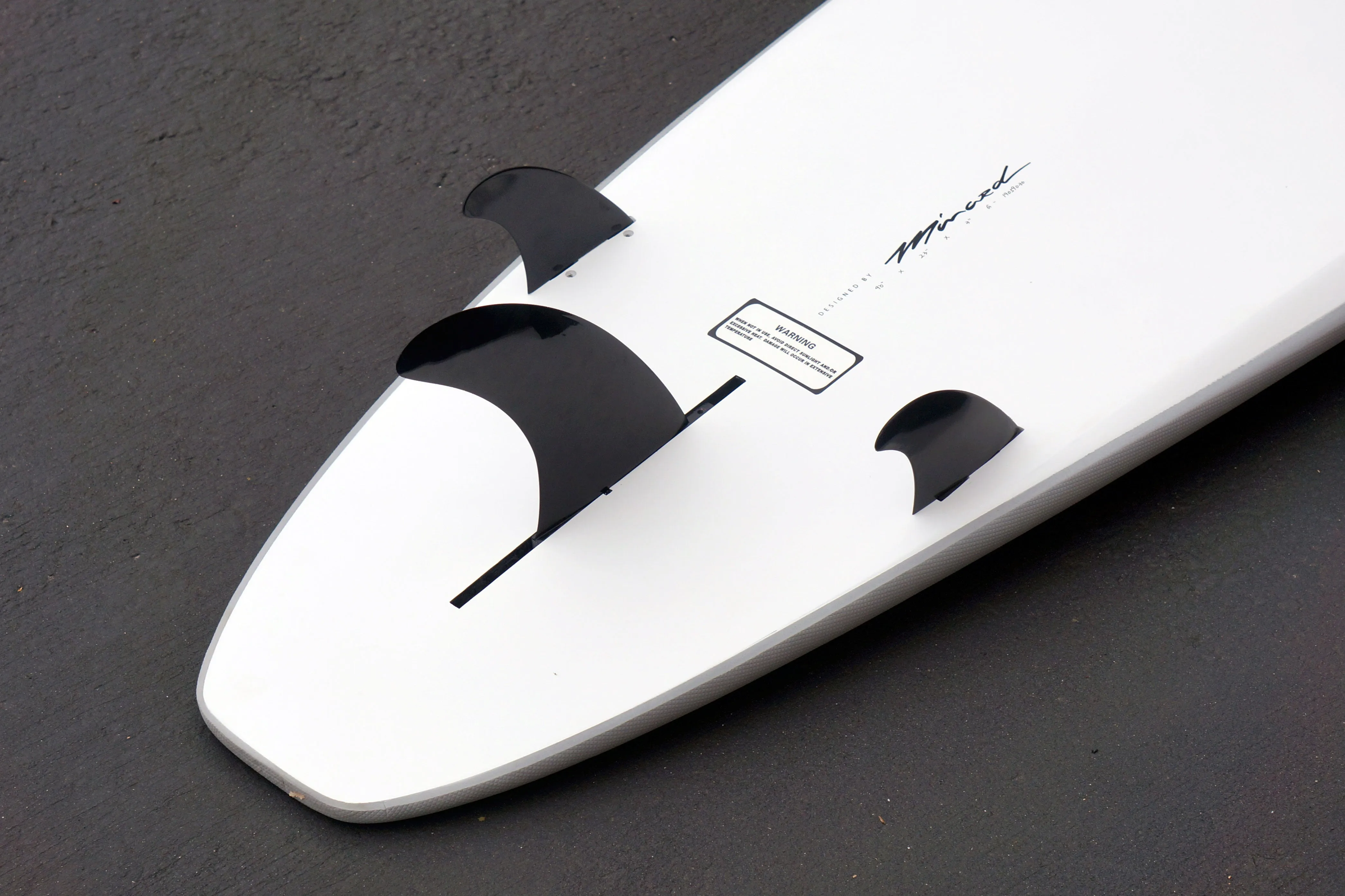 8' Ultimate Longboard Surfboard Aqua Dip (Hybrid Epoxy Softtop)