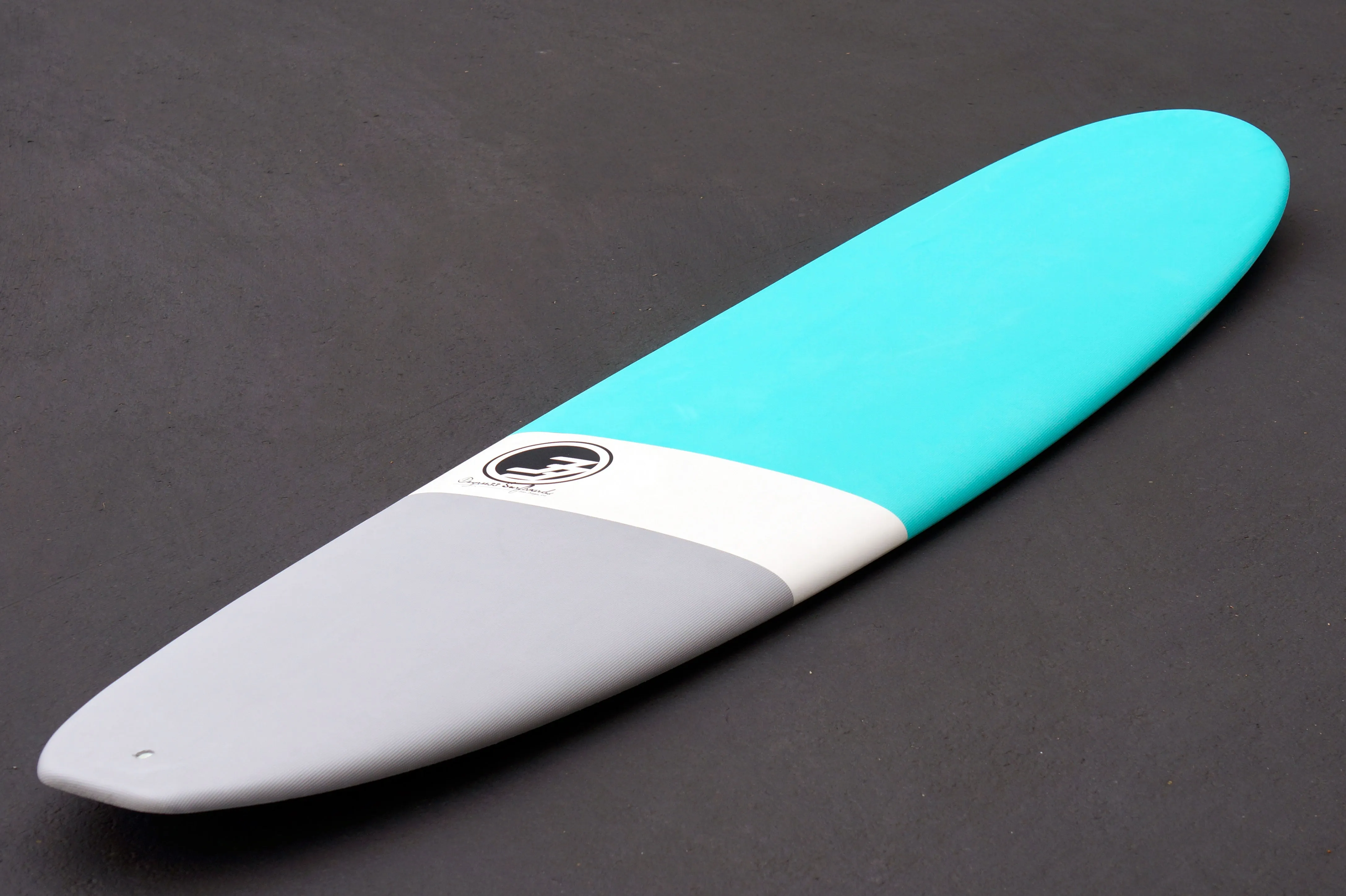 8' Ultimate Longboard Surfboard Aqua Dip (Hybrid Epoxy Softtop)