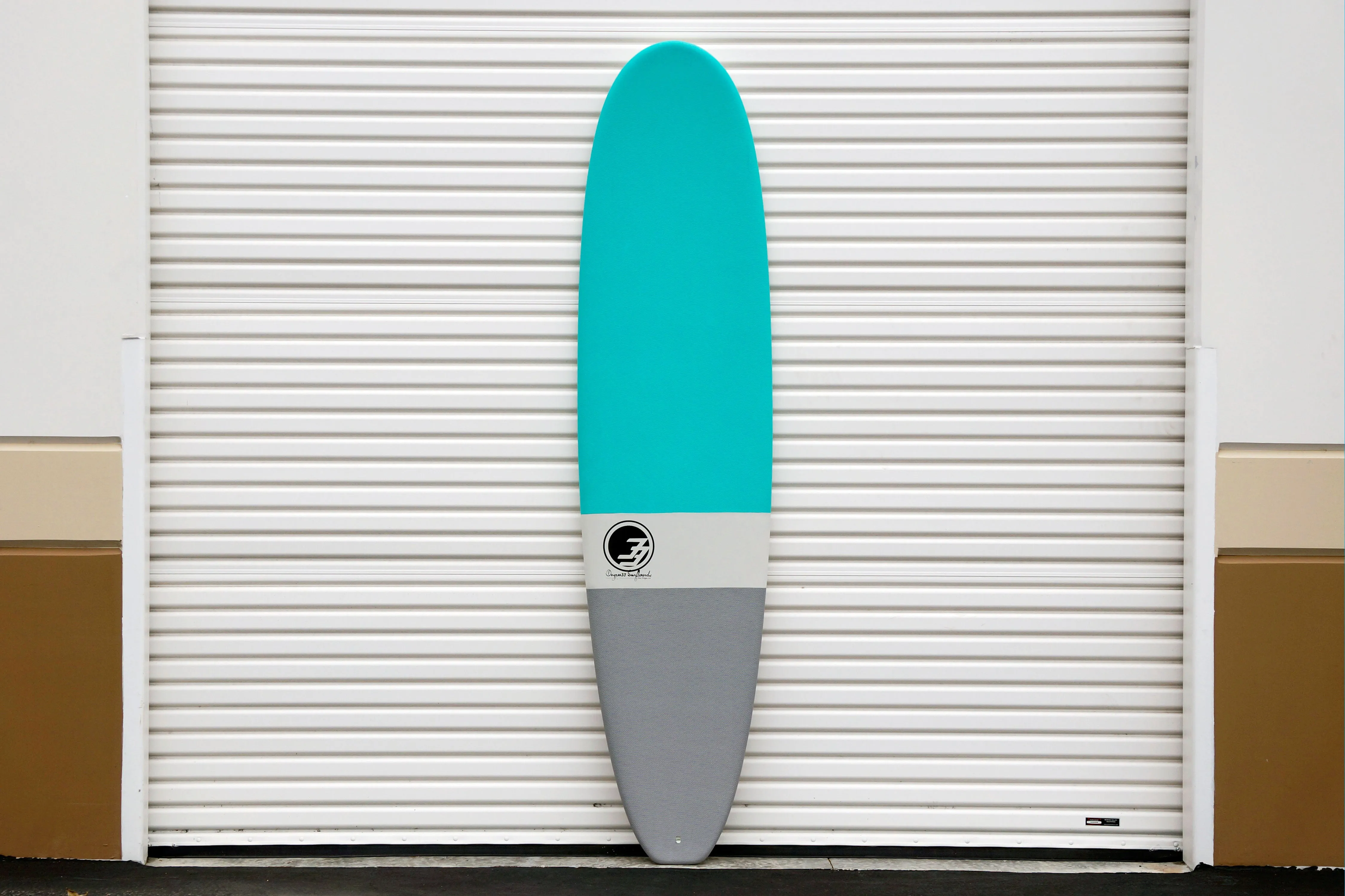 8' Ultimate Longboard Surfboard Aqua Dip (Hybrid Epoxy Softtop)