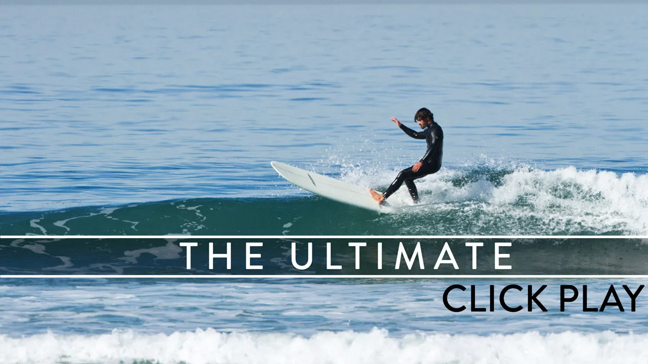 8' Ultimate Longboard Surfboard Aqua Dip (Hybrid Epoxy Softtop)