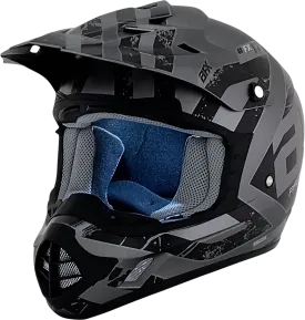 AFX FX-17 Helmet - Attack - Frost Gray/Matte Black - 4XL 0110-7636