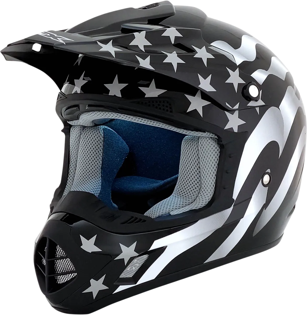 AFX FX-17 Helmet - Flag - Stealth - Small 0110-2363