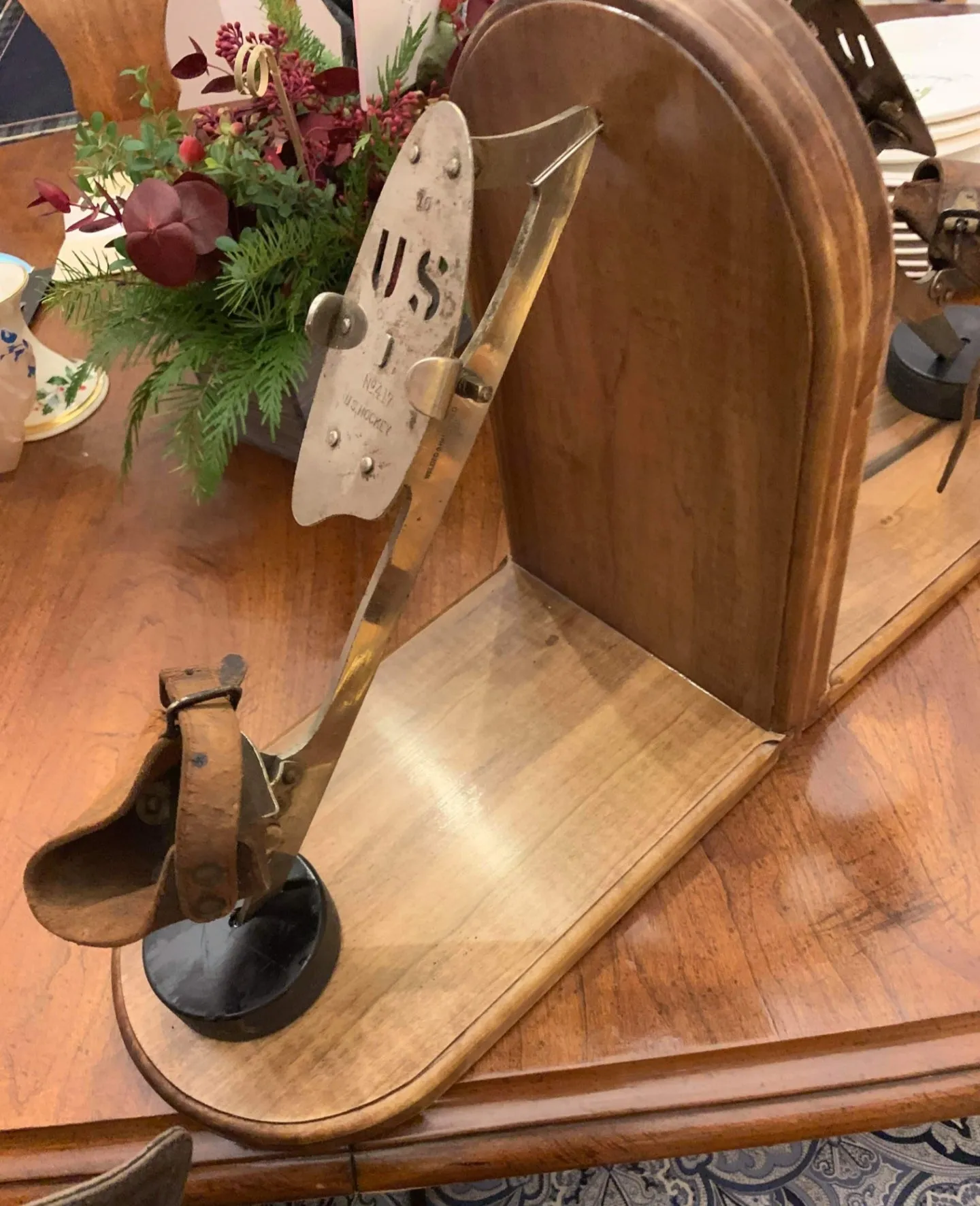 Antique Enameled Skates - Pat'd 1878