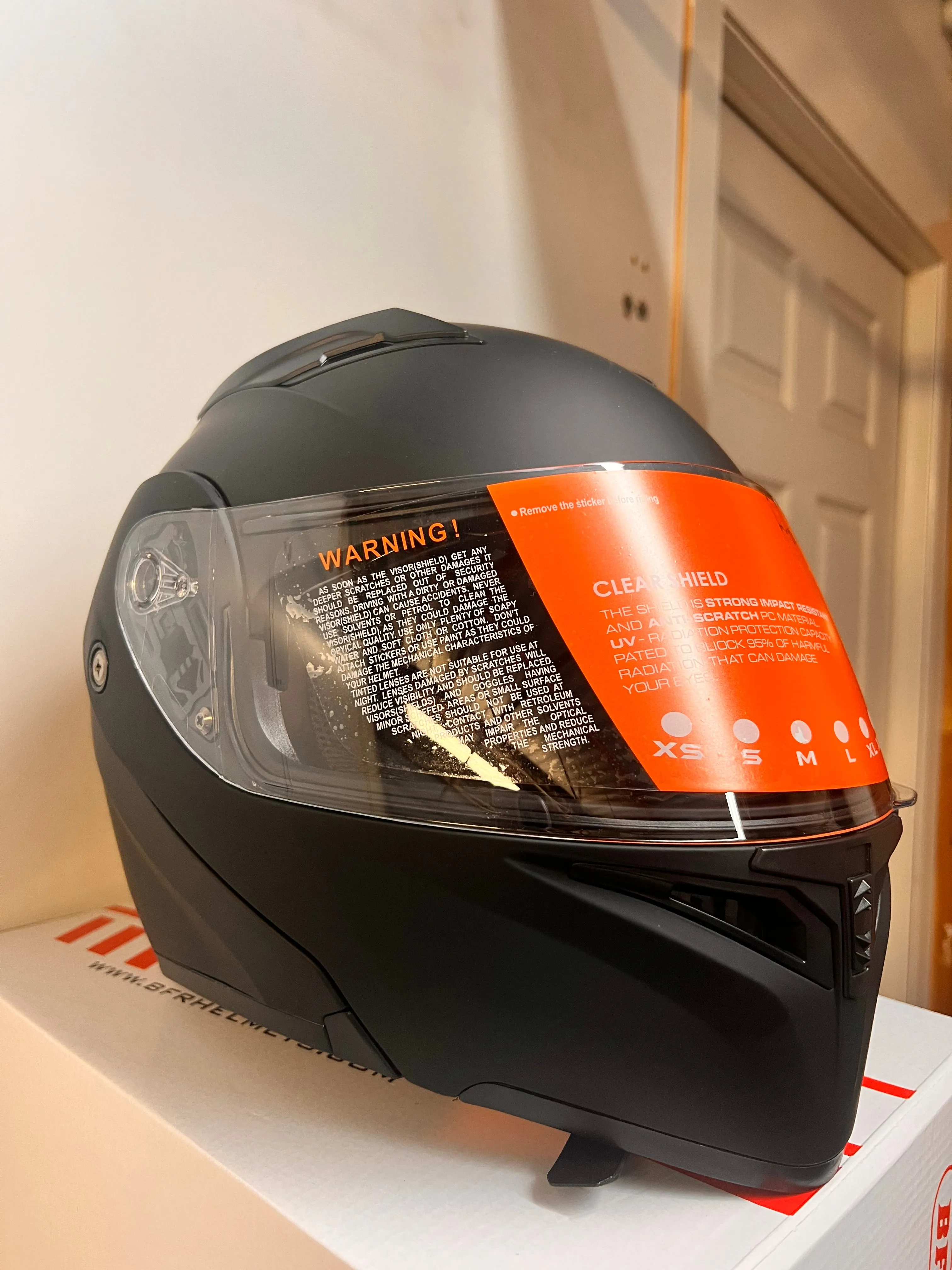 BFR Black Modular Helmet with Light