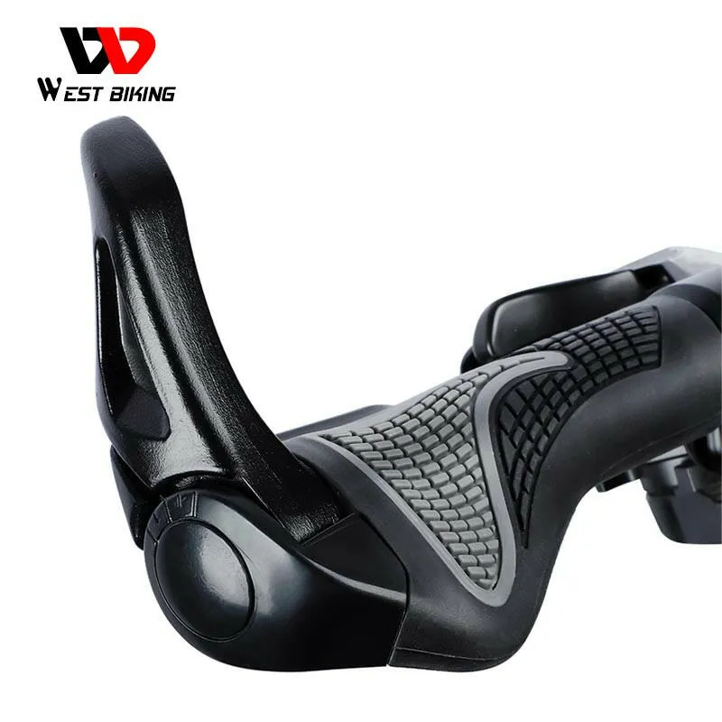 Bicycle Handlebar Grip Ergonomic Bike Cycling Durable Anti-slip Rubber Mountain Bicycle Accessories Bike Parts 1Pair