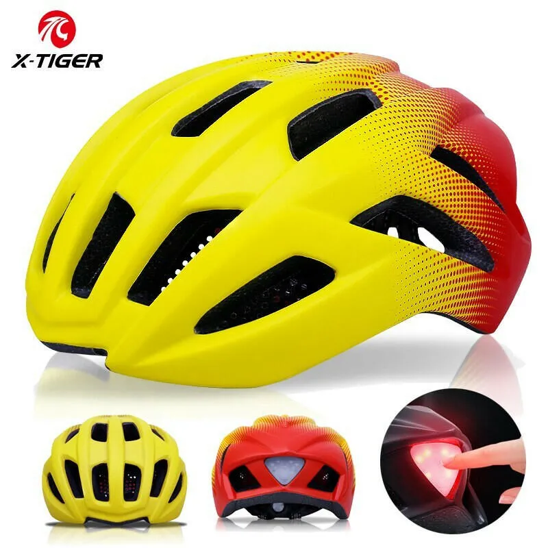 Bicycle Helmet LED Light Mountain Bike Helmet Man Women Breathable Cycling Helmets For Riding Helmet Cycling MTB