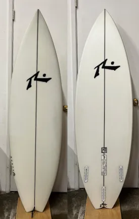 Custom Surfboard 5'7" x 18.81 X 2.25 - 24.80L, Swallow, 3x  Futures Fin Boxes, PU - ID:939933