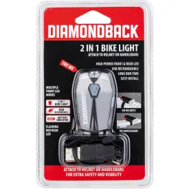 Diamondback 2 in 1 Helmet Safety Light