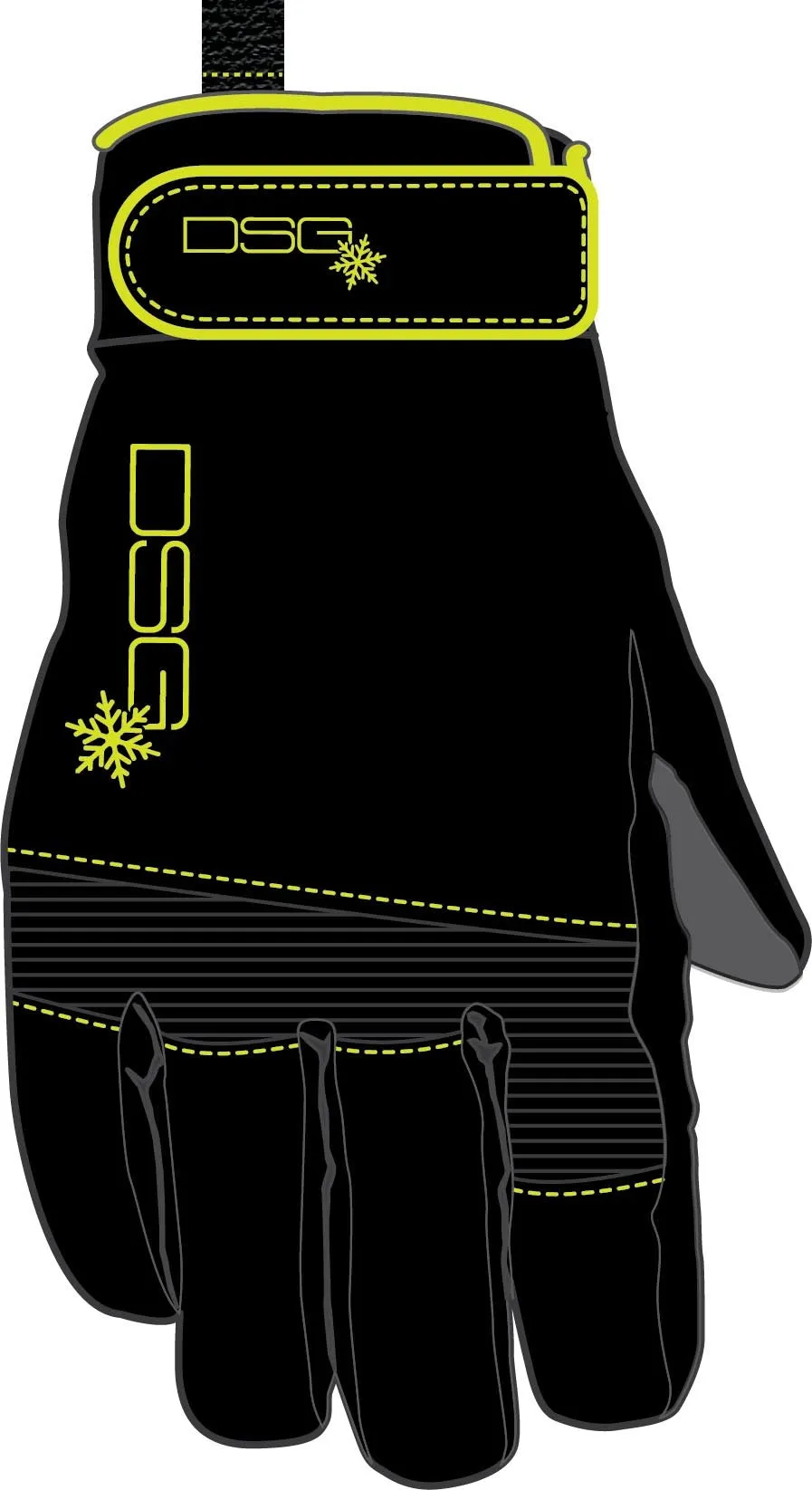 DIVAS VERSA STYLE GLOVES YELLOW SM 98864