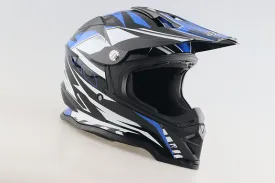 DOT Motorcross Adult Helmet-BFR 819-7 Blue & Black