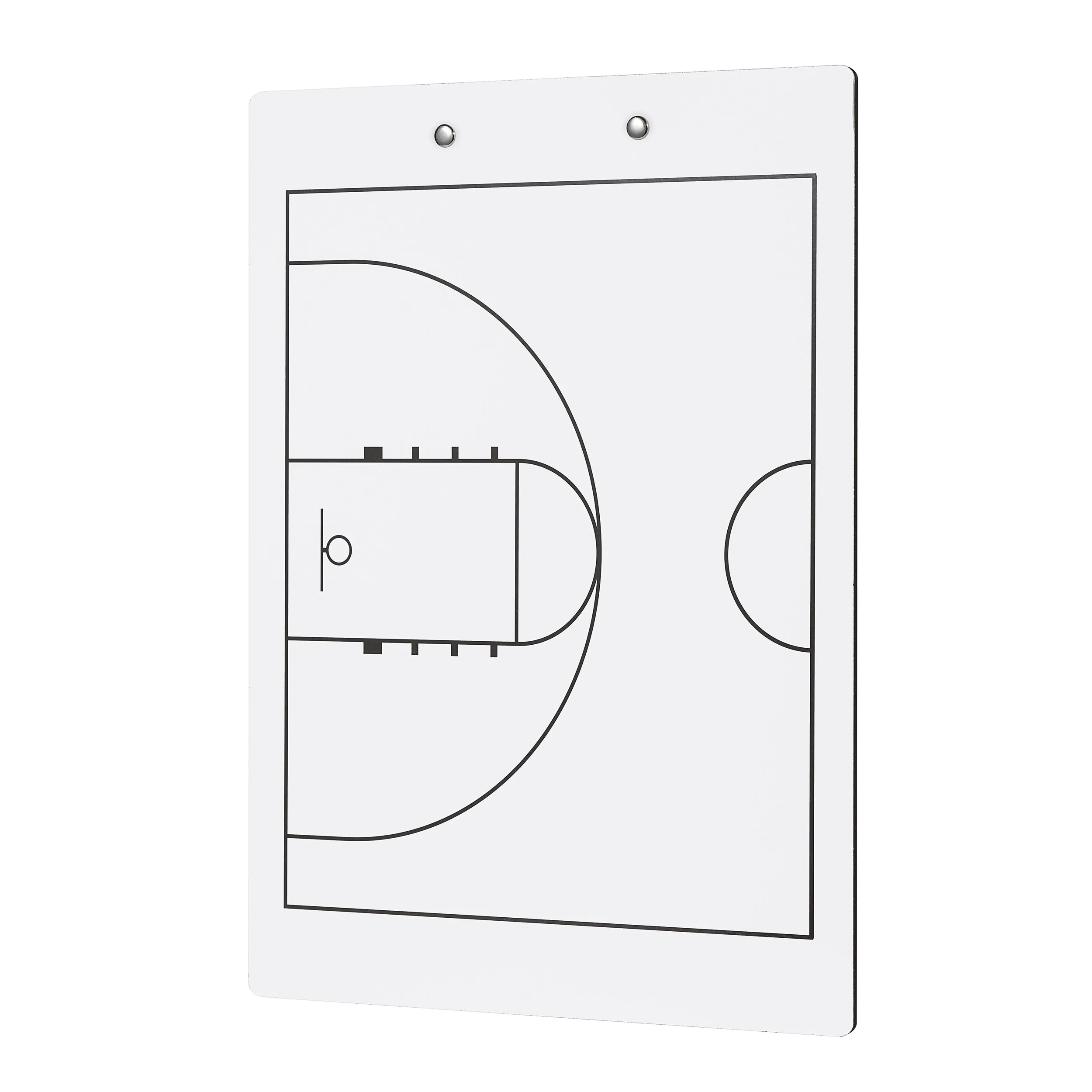 Elite Basketball White Dry Erase Coaches Clipboard