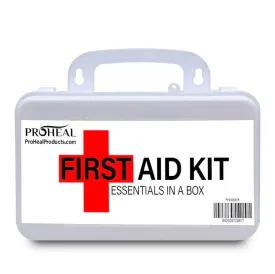 First Aid Kit Essentials in a Box - 71 Essential 10 Person Kit