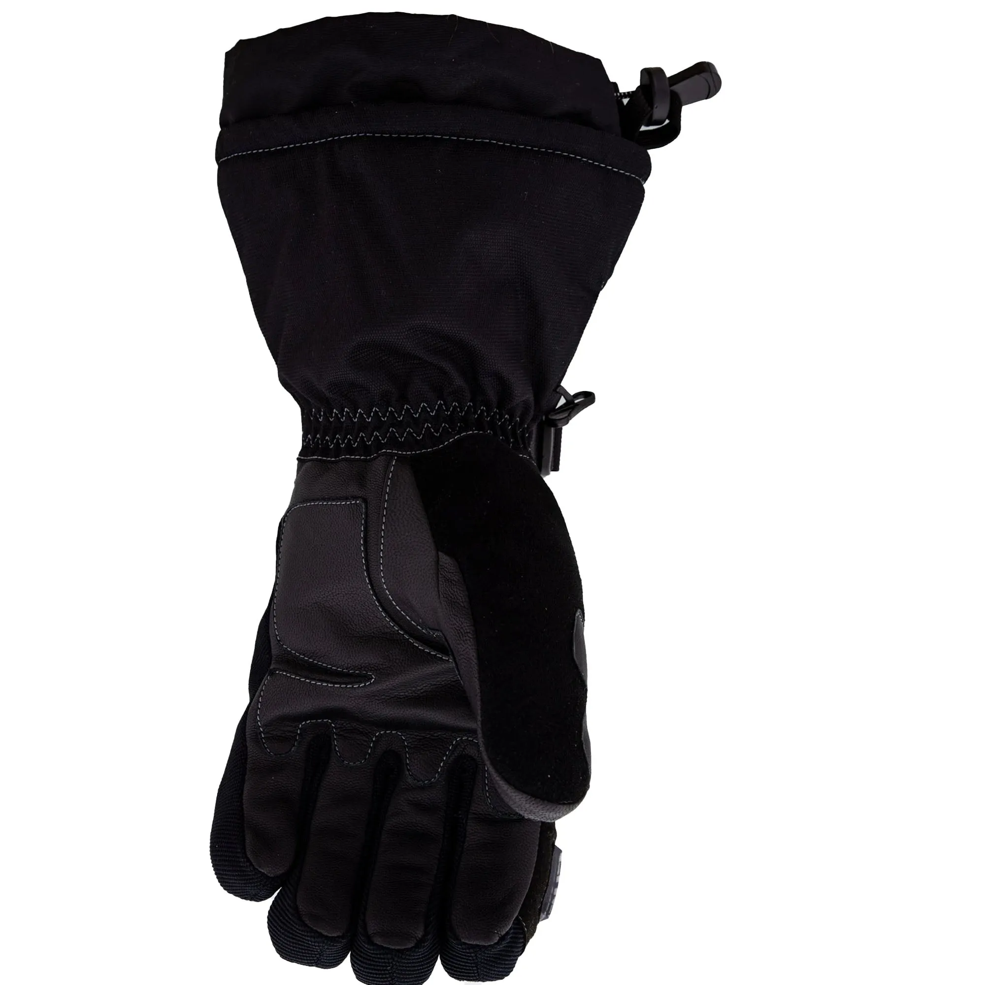 FXR Womens Fusion Snowmobile Gloves Black/Fuchsia