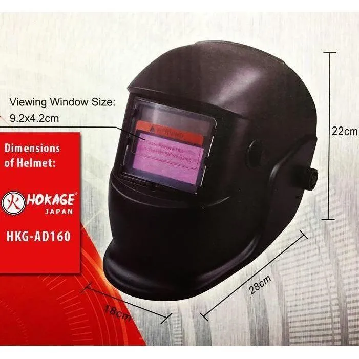 Hokage HKG-AD160 Auto Darkening Welding Helmet