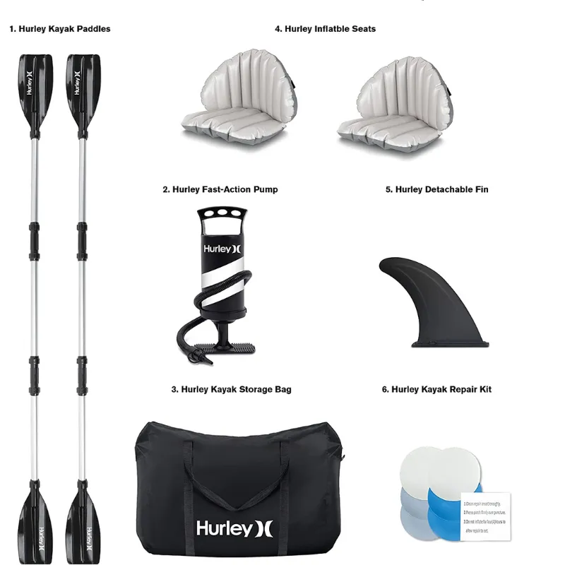 Hurley 10’2” Surf Tandem 2-Person Inflatable Kayak