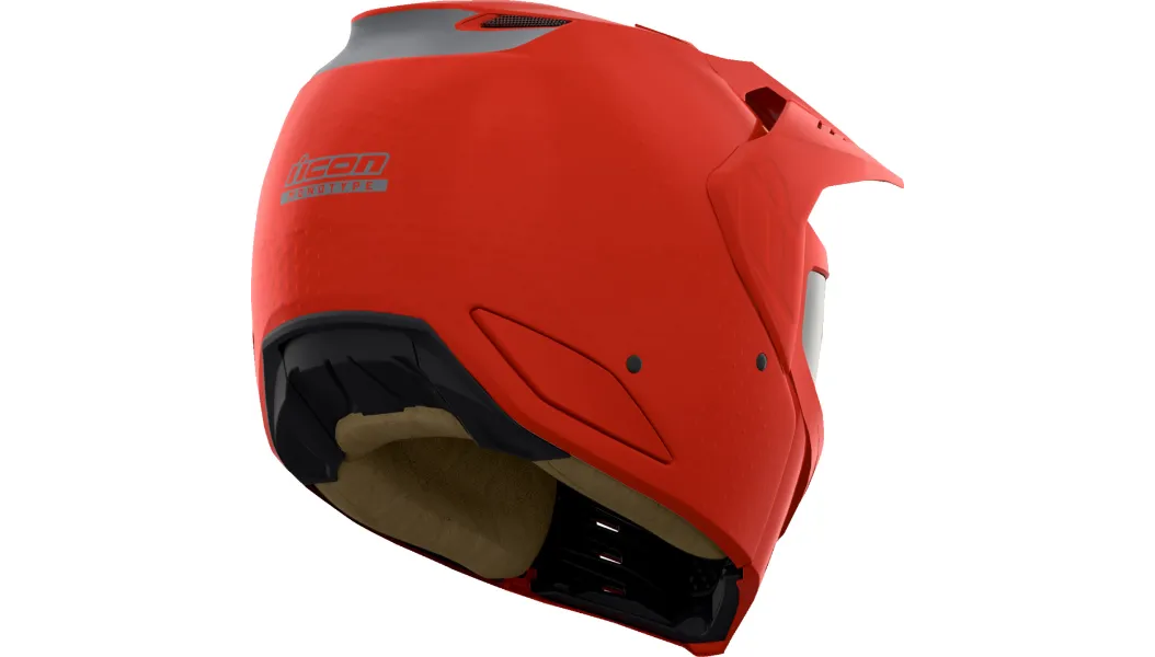 ICON Elsinore™ MODULAR Helmet Monotype Red MATTE