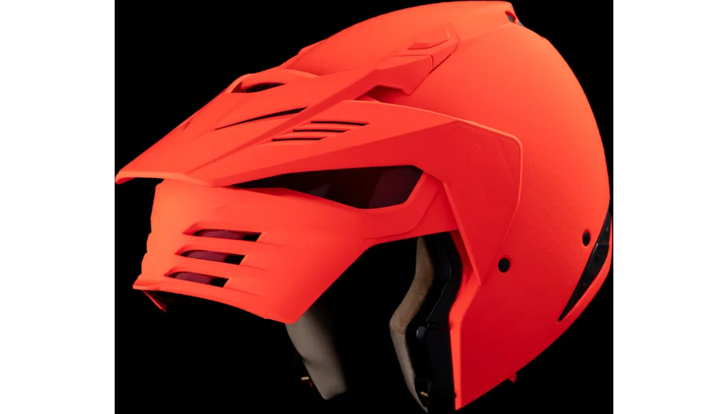 ICON Elsinore™ MODULAR Helmet Monotype Red MATTE
