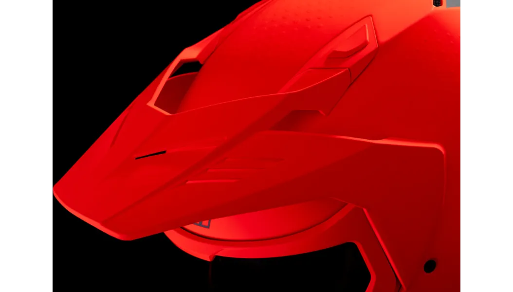 ICON Elsinore™ MODULAR Helmet Monotype Red MATTE