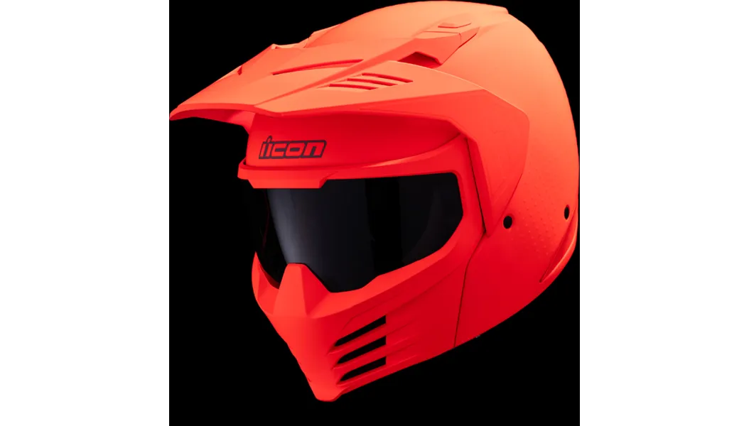 ICON Elsinore™ MODULAR Helmet Monotype Red MATTE
