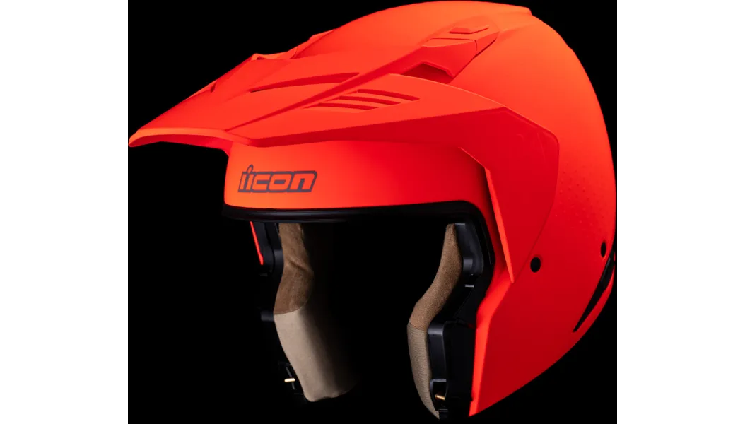 ICON Elsinore™ MODULAR Helmet Monotype Red MATTE