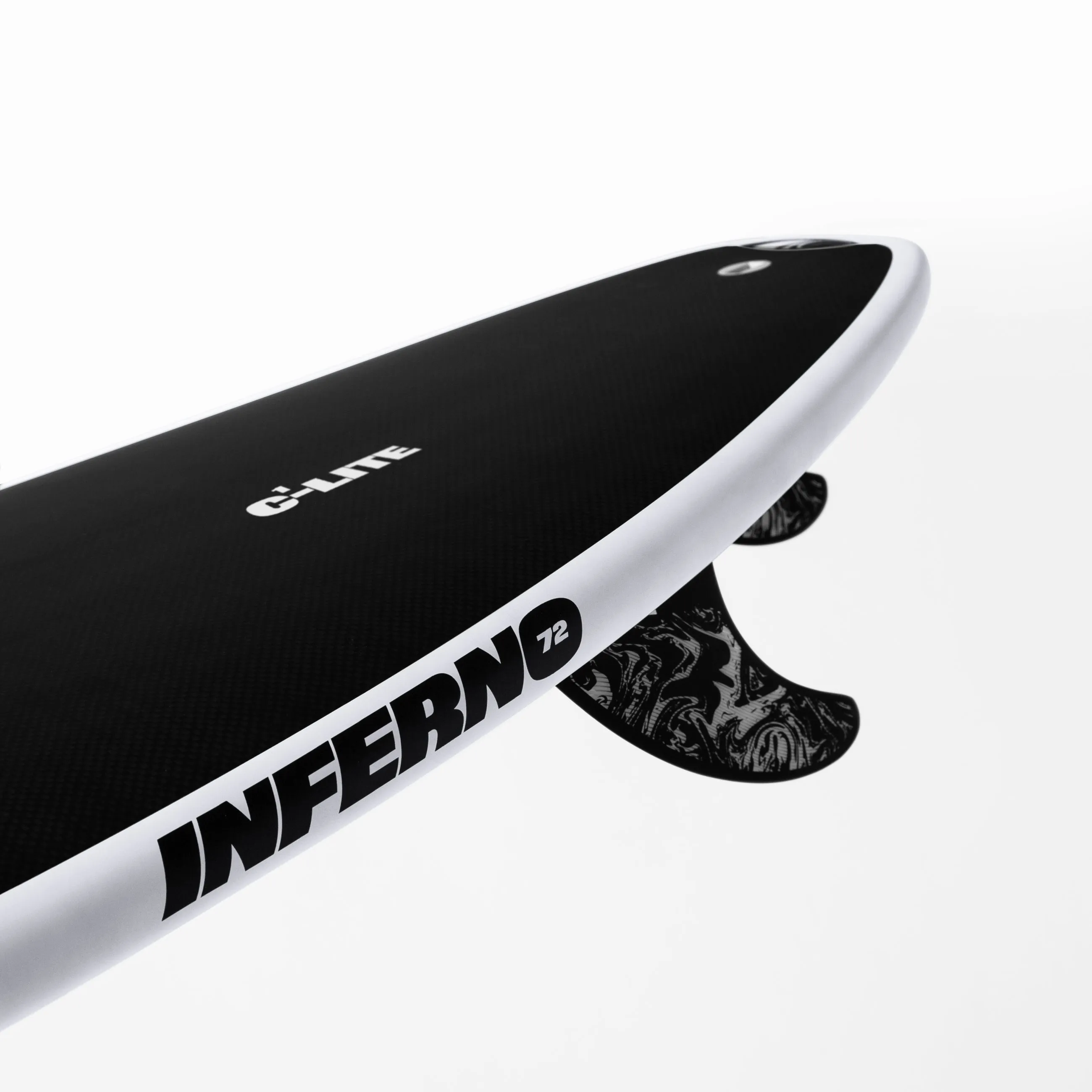 INFERNO 72 (C1 LITE) 5'8" x 19.0 X 2.43 - 26.60L, Squash, 3x  FCS 2 Fin Boxes, C1 - ID:921873