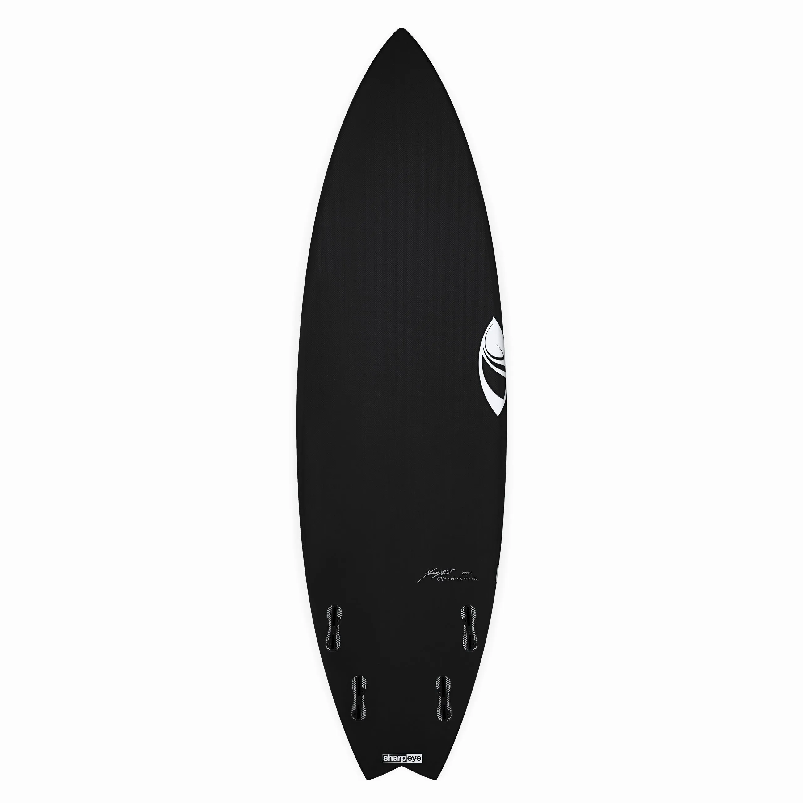 INFERNO FT (C1 LITE) 5'10" x 19.25 X 2.63 - 29.70L, Swallow, 4x  Futures Fin Boxes, C1 - ID:921904