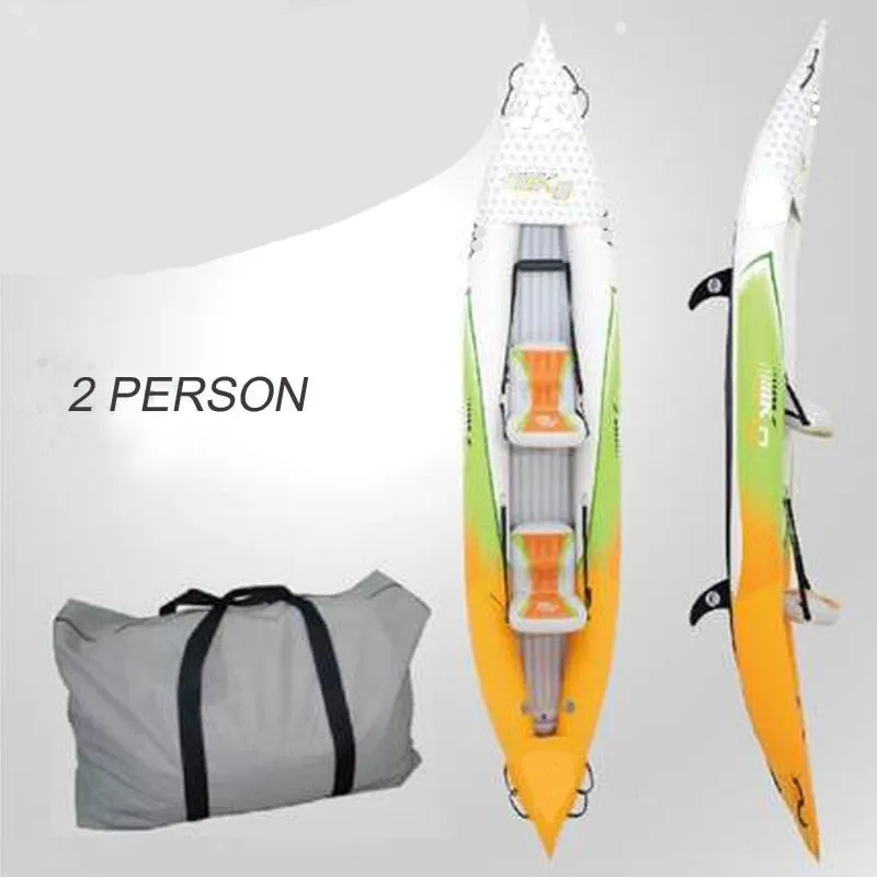 Inflatable Single or Tandem Kayak With Accessories
