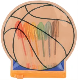 ISC Basketball Mini Gel Pen Set