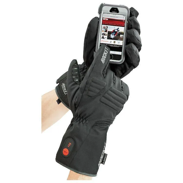 Joe Rocket Rocket Burner Men's Heated Textile Snowmobile Gloves