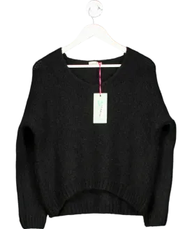 Law & Co Carla Giannini Angel Wing Knit - Black One Size