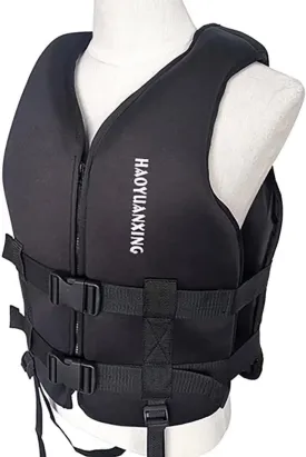 Lifejacekts for Adults, Adult Kayak Vest High Buoyancy Swim Vest Women's Men's Adjustable Straps Safety Jacket Great for Watersports, Boating, Swim, & More