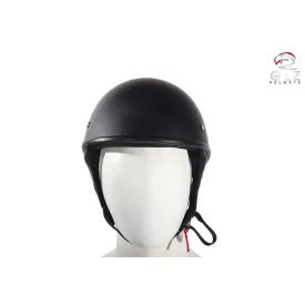 Low-Profile Flat Black DOT Approved Motorcycle Helmet