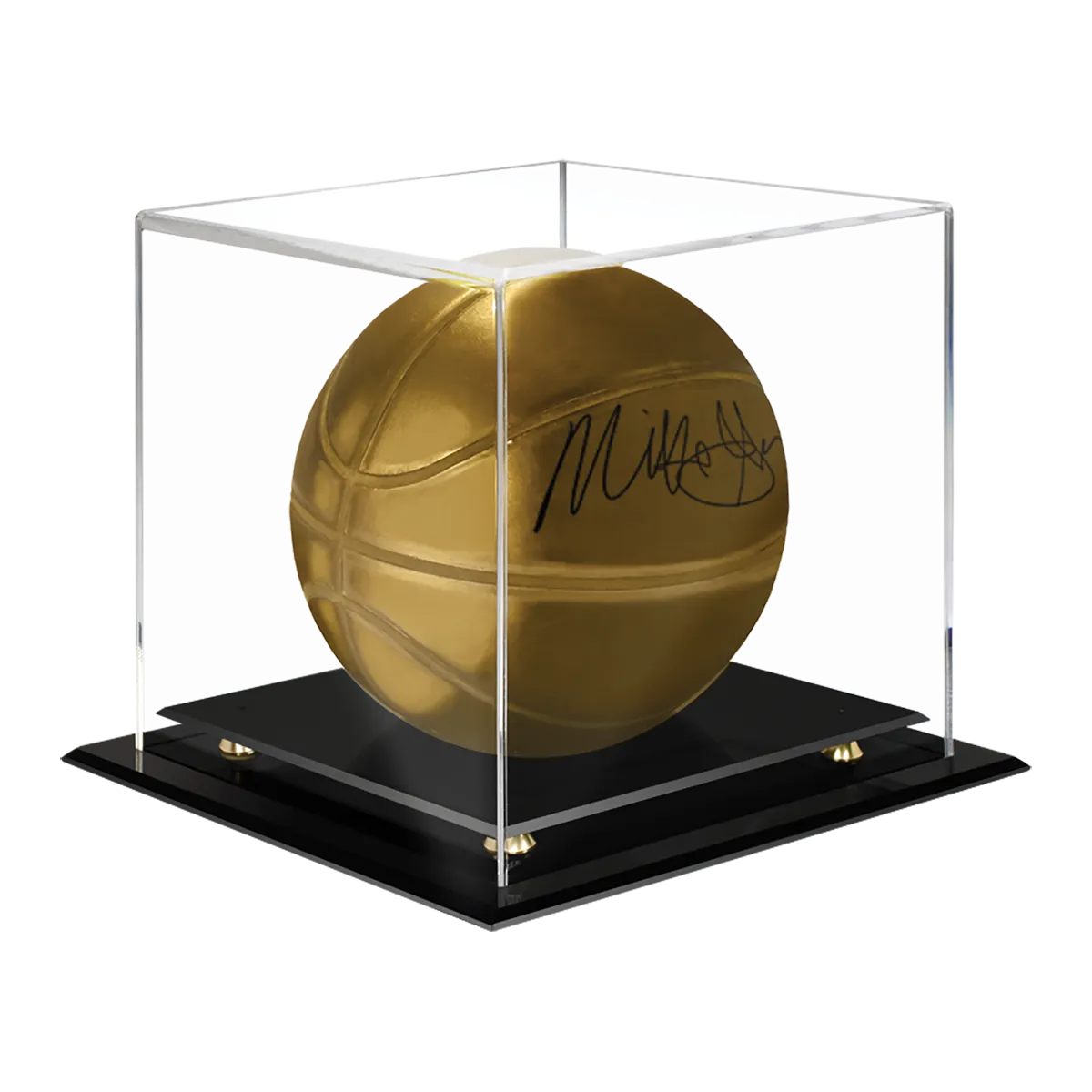 Mini Basketball & Mini Helmet Riser Display Case
