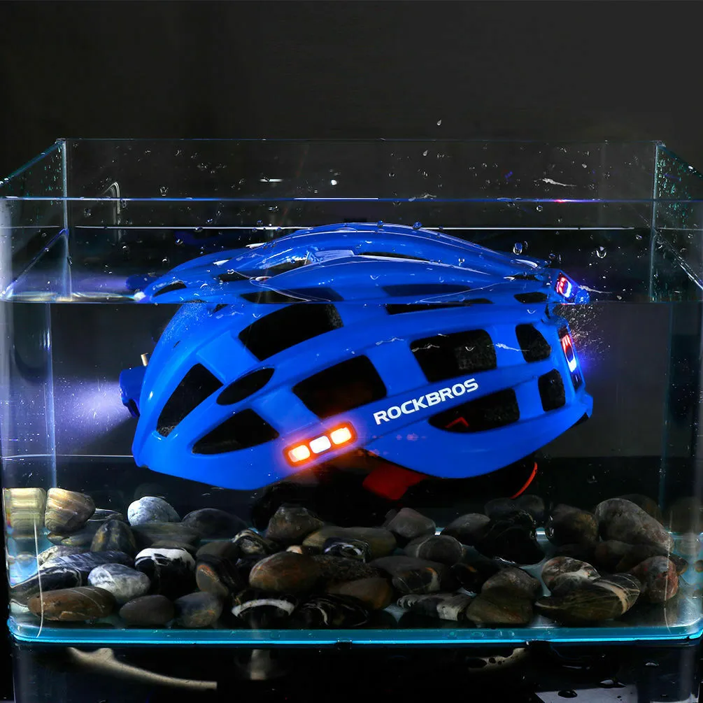 ROCKBROS Bicycle Ultralight Helmet with Light