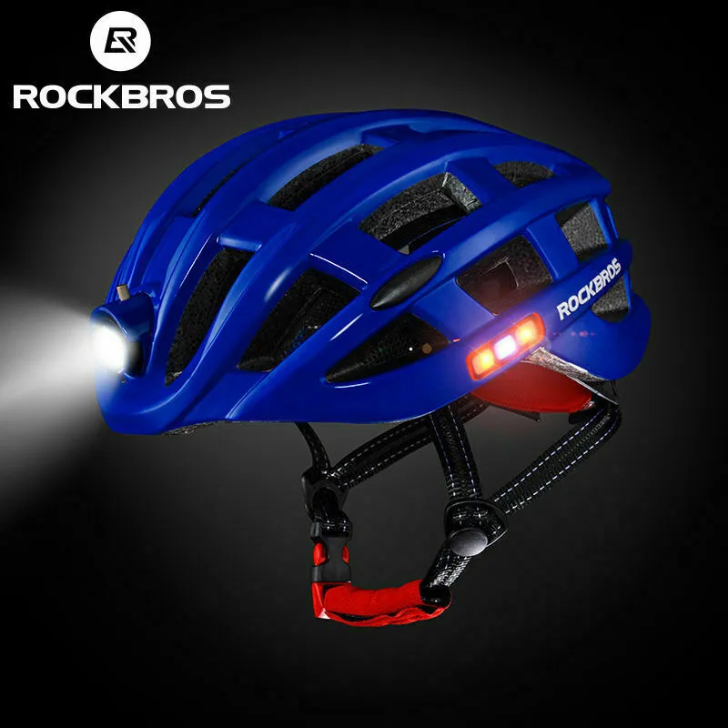 ROCKBROS Bicycle Ultralight Helmet with Light