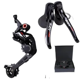 SENSAH SRX Pro Gravel Road Bike 11 Speed Groupset CX Bicycle 1X11 Shifter Mechanical Brake Clutch Rear Derailleur Cyclo-Cross