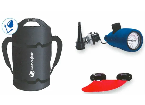 Sevylor Alameda  Inflatable Kayak with 2 x Bravo KC Kayak Paddles & Bravo 4 Pump - 2023 Model - In Stock