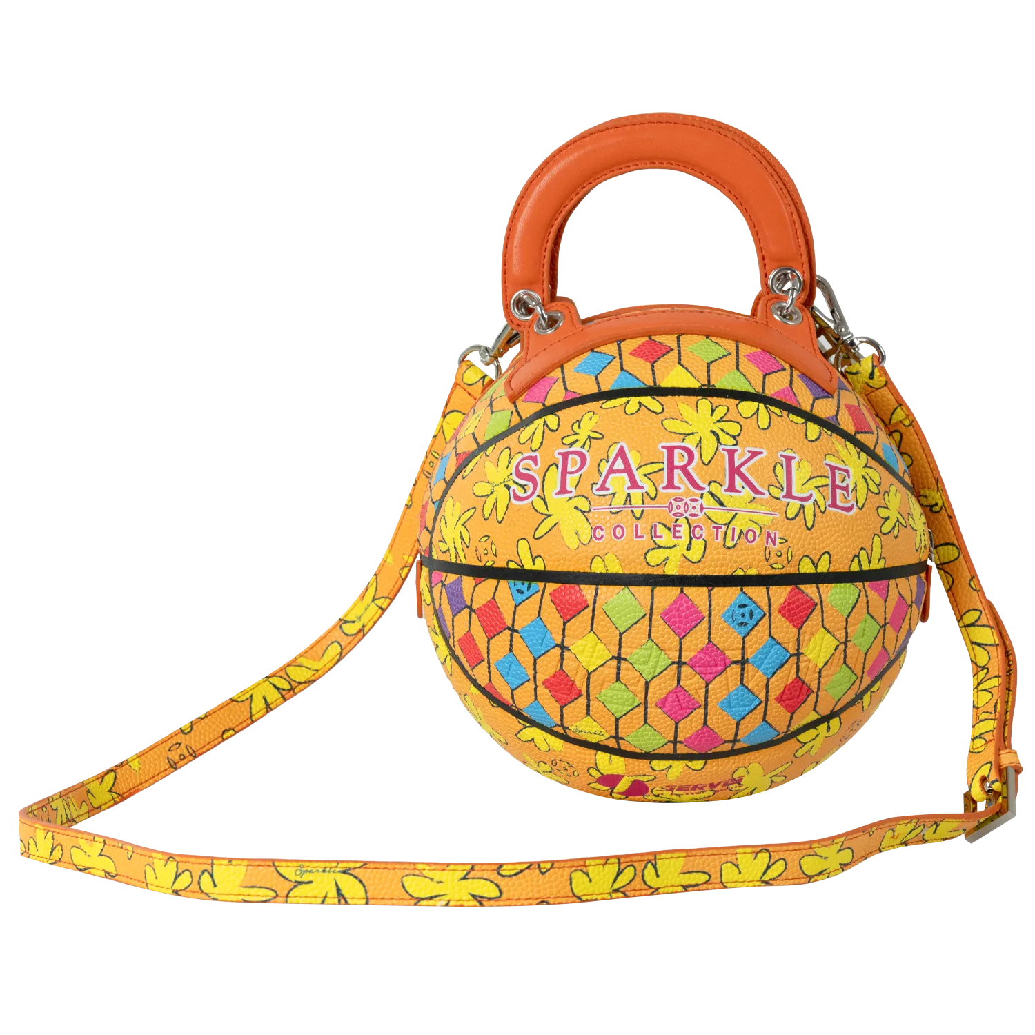 SPARKLE by KAREN CHAN x OLD MASTER Q【BOMBHAIR】Basketball Handbag (Size 4) (老夫子-爆炸頭)
