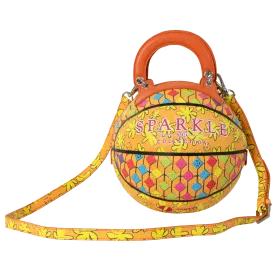 SPARKLE by KAREN CHAN x OLD MASTER Q【BOMBHAIR】Basketball Handbag (Size 4) (老夫子-爆炸頭)