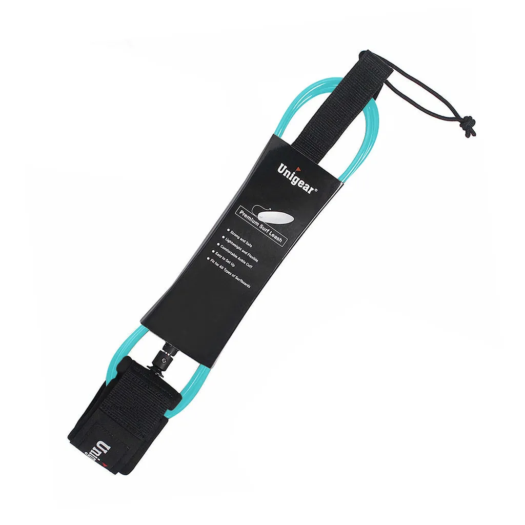 Straight Surfboard Leash with Waterproof Pouch
