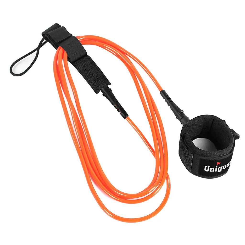 Straight Surfboard Leash with Waterproof Pouch