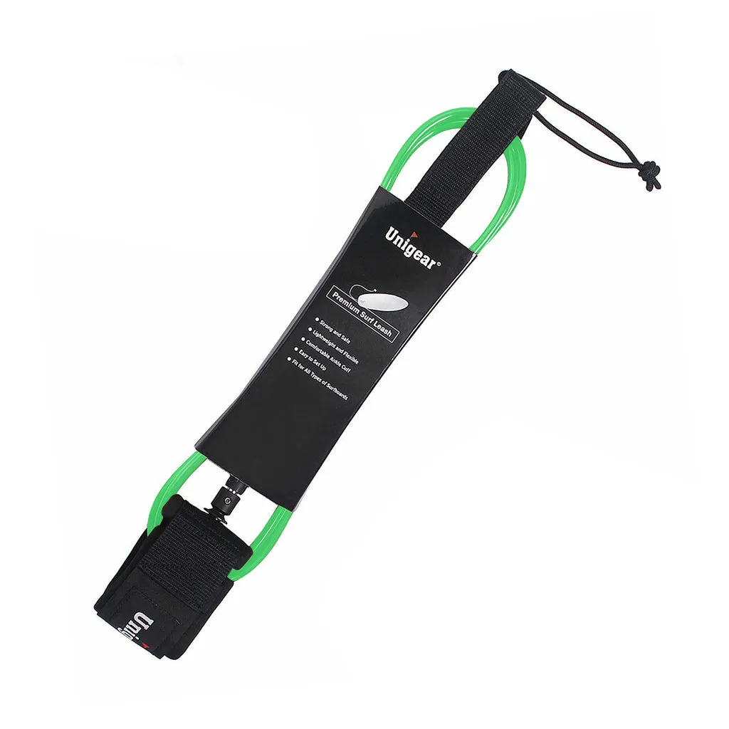 Straight Surfboard Leash with Waterproof Pouch