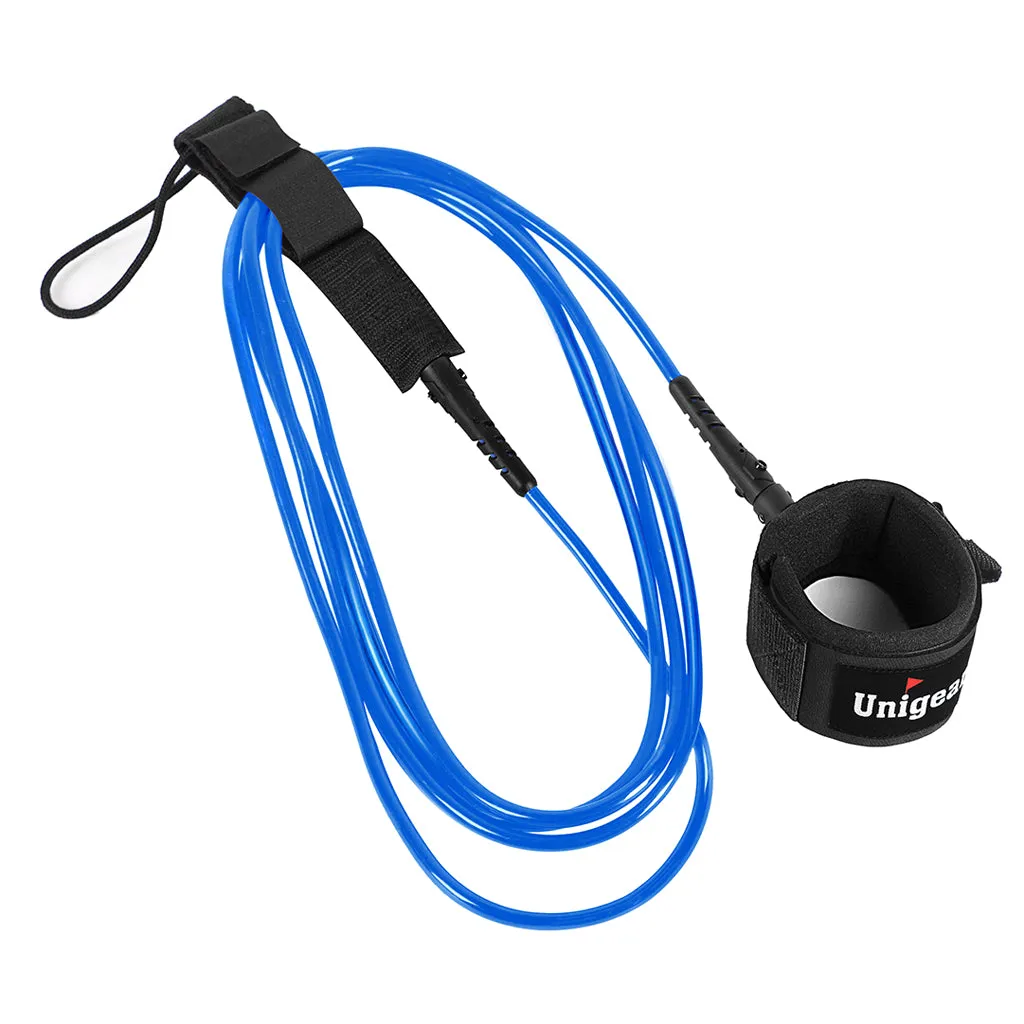 Straight Surfboard Leash with Waterproof Pouch