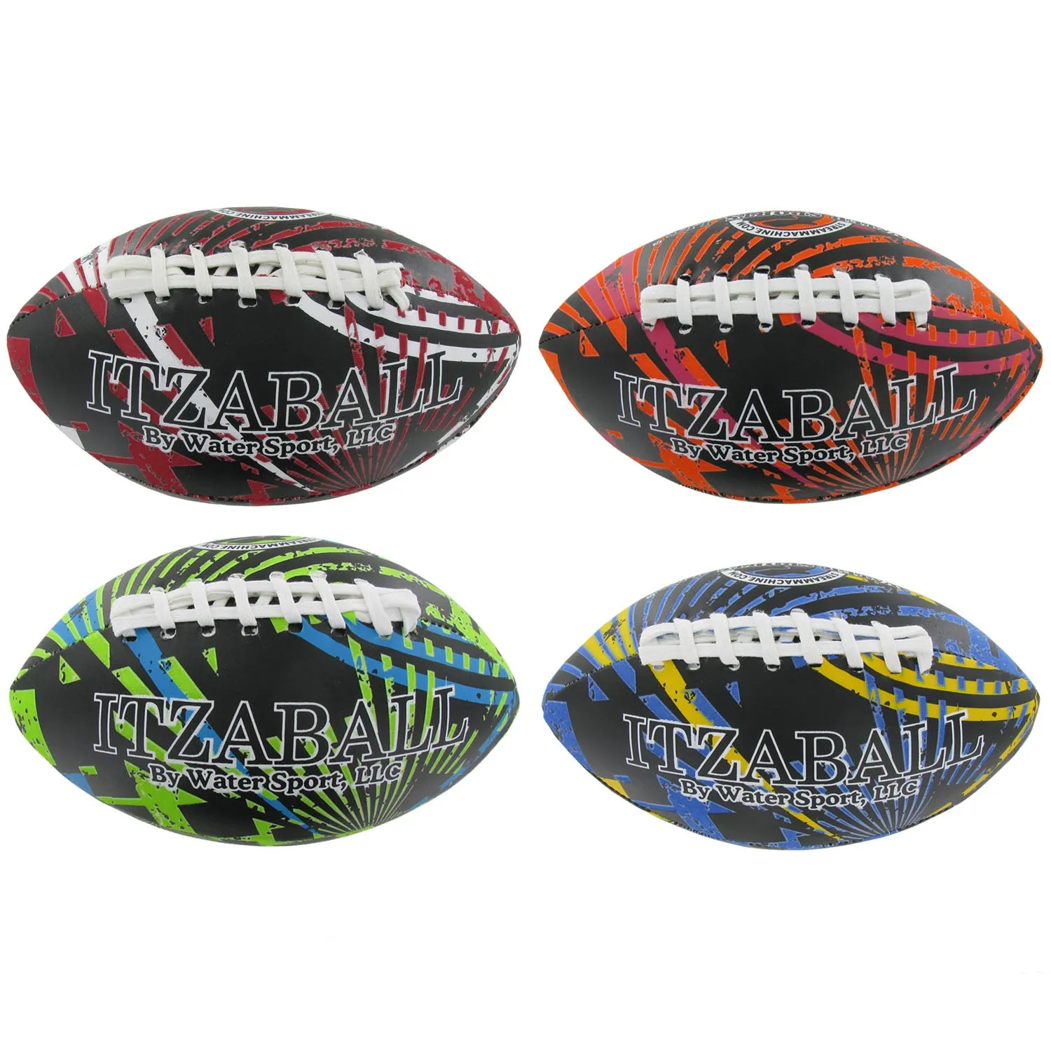Stream Machine 80080-0 ItzaFootball Soft Football, Assorted Colors, 9"