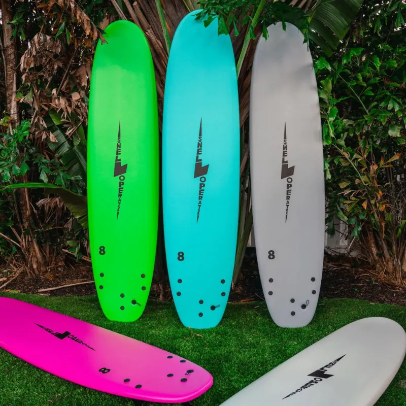 Surfboard Trading Co. 8’0" Swell Operator Foam Surfboard - Slate