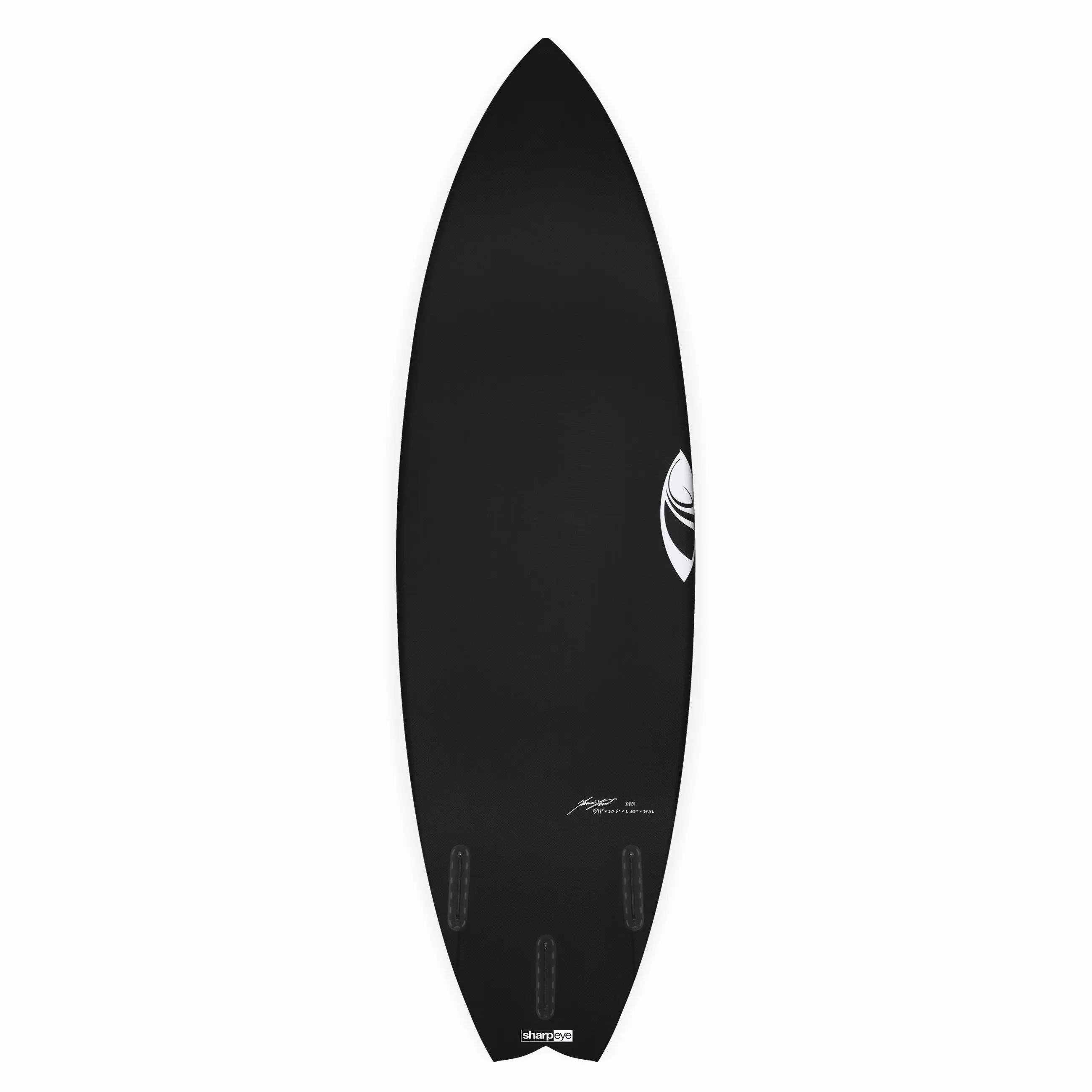 TWIN TURBO (C1 LITE) 5'9" x 19.75 X 2.5 - 30.60L, Swallow, 3x  Futures Fin Boxes, C1 - ID:881064