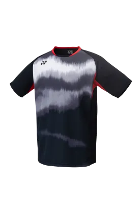 YONEX Men's Crew Neck Shirt 10447 Team Canada [Black]
