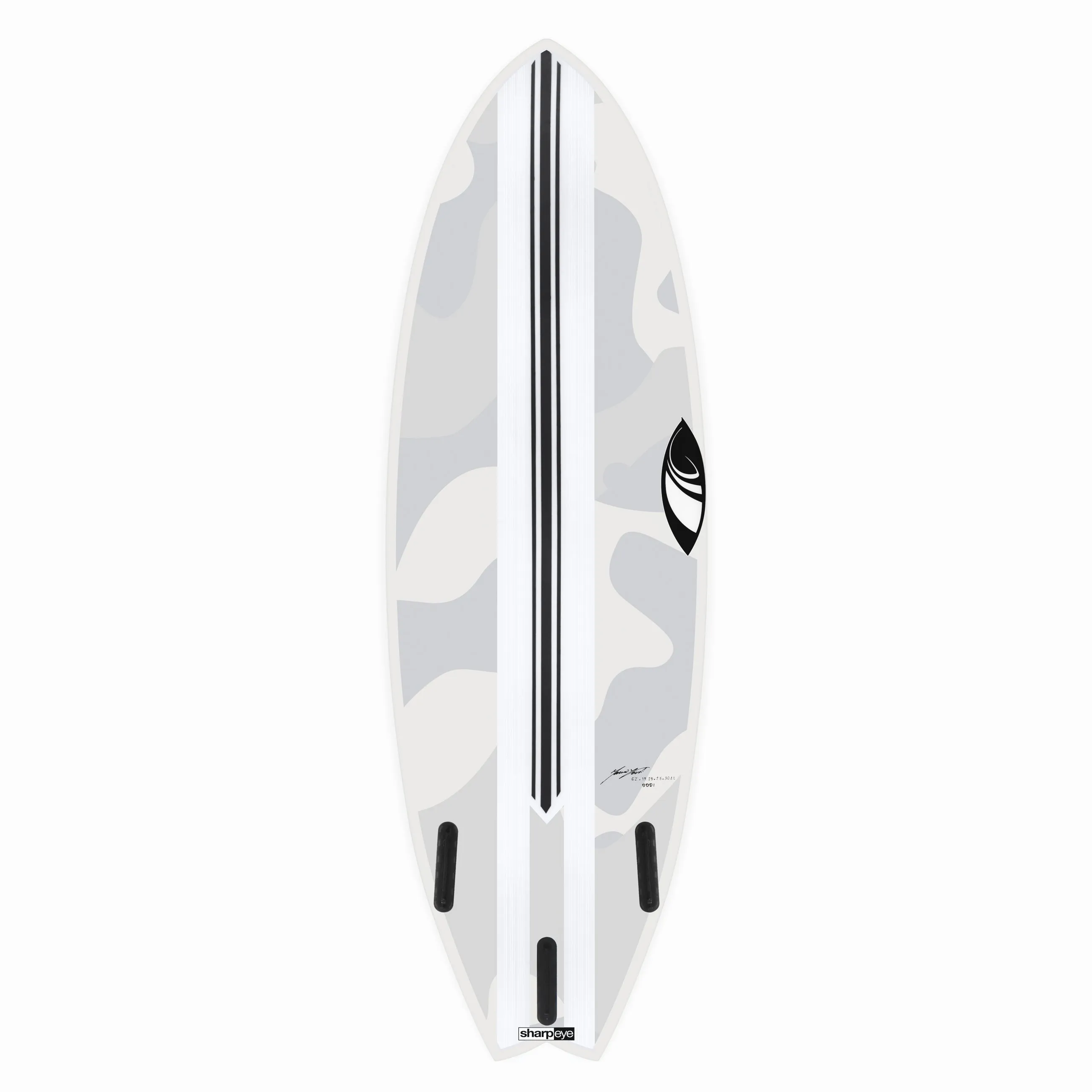 ZIPPER (E3 LITE) 5'4" x 19.65 X 2.5 - 29.60L, Swallow, 5x  FCS 2 Fin Boxes, Epoxy E3 - ID:936318