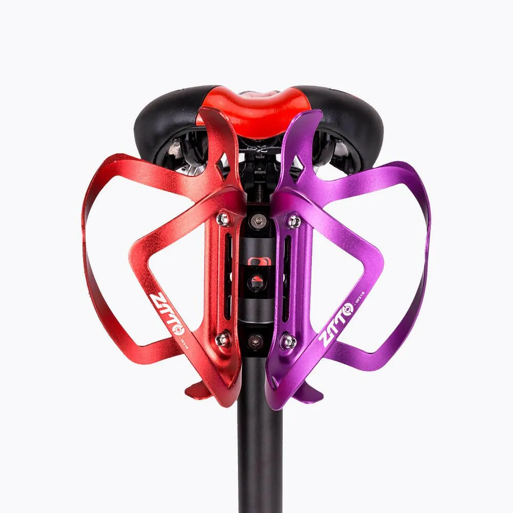 ZTTO New 6 colors MTB Road Bike Bottle Cage Ultralight CNC Aluminum Alloy Holder Water Bottle Holder for Mountain Road Bicycle